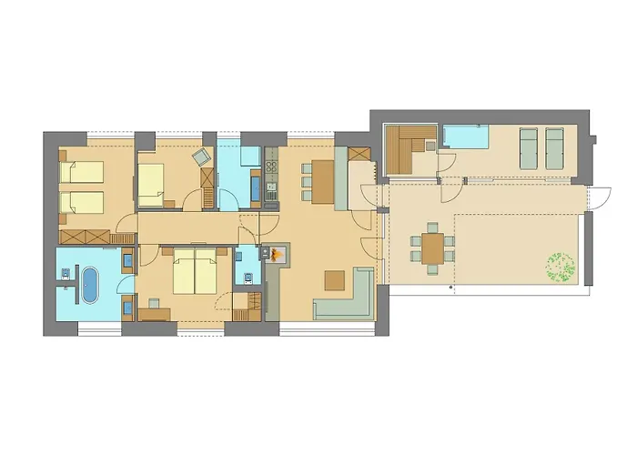 Daire Fasching - Ferienapartments Weitblick *